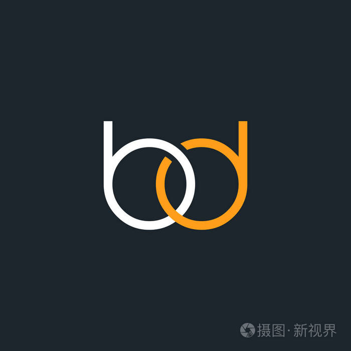 连接的标识与 bd 两个字母