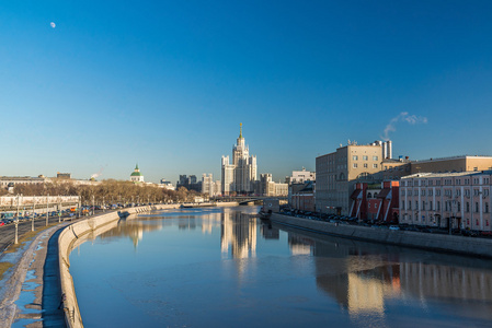 斯大林时代大厦 Kotelnicheskaya 路堤莫斯科，俄罗斯