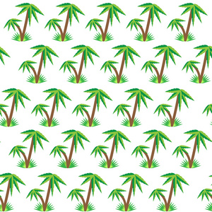 棕榈树无缝模式