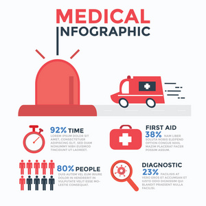 医疗信息图形矢量