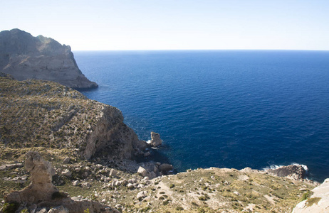 章德佛门美丽海岸的马略卡岛，西班牙欧洲