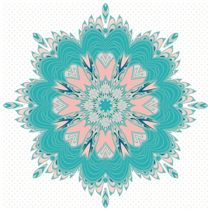 观赏圆的花边图案,与许多细节的圆圈背景照片