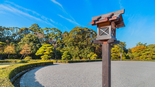 在日本三重县伊势市伊势神宫 NaikuIse Grand shrineinner shrine