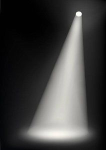 一组恒星的光线辐射光线和亮度.