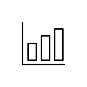 条形图图标矢量图