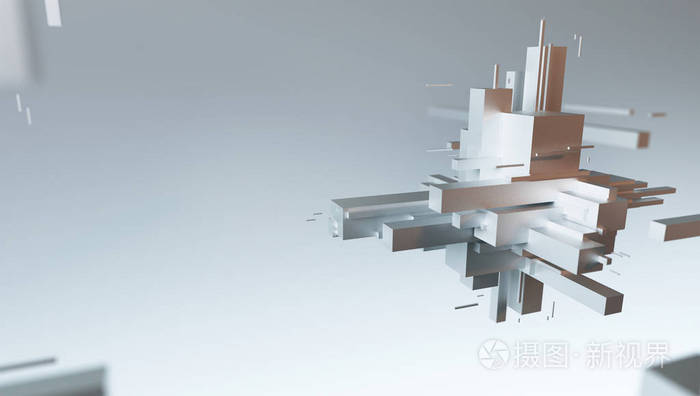 几何立方体长方体建筑物