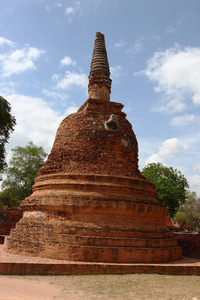 扫管笏 Phra Si Sanphet。大城府历史公园泰国