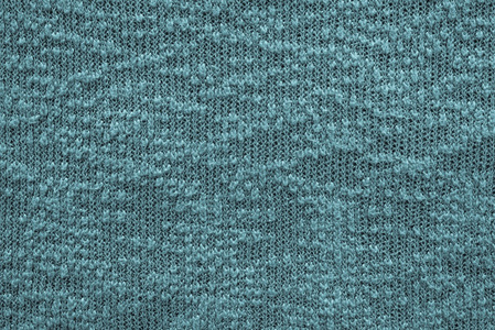 摘要针织纹理暗蓝绿色照片