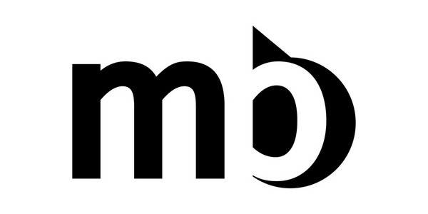 字母负空间字母标志mbm