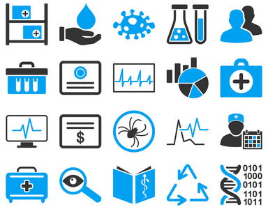 医疗双色图标