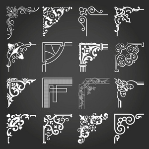 复古角图片-复古角素材-复古角插画-摄图新视界