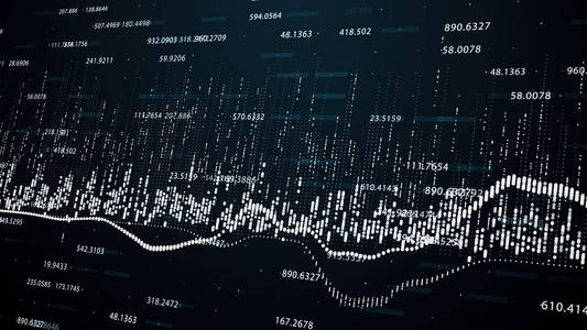 财务数字和图表背景图片