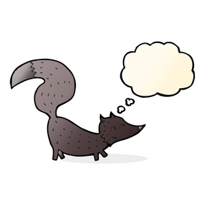 狼三级动漫动漫小狼崽与思想泡泡照片