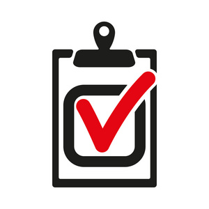 剪贴板和执行的任务,正确回答符号.单位照片