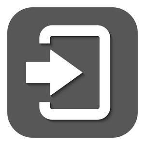 登录图标.输入和输入,授权符号.单位照片