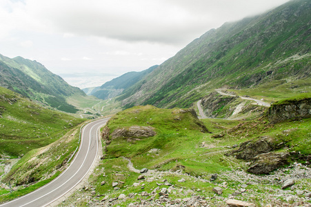 罗马尼亚喀尔巴阡山路 transfagarasan