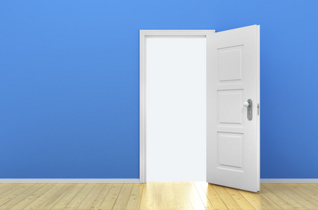 打开蓝色的箱子里图片