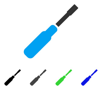 螺丝刀平图标