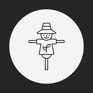 稻草人符号图片