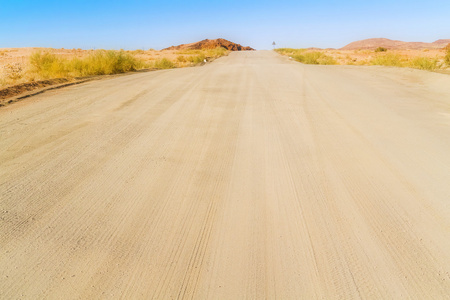 在纳米比亚的道路