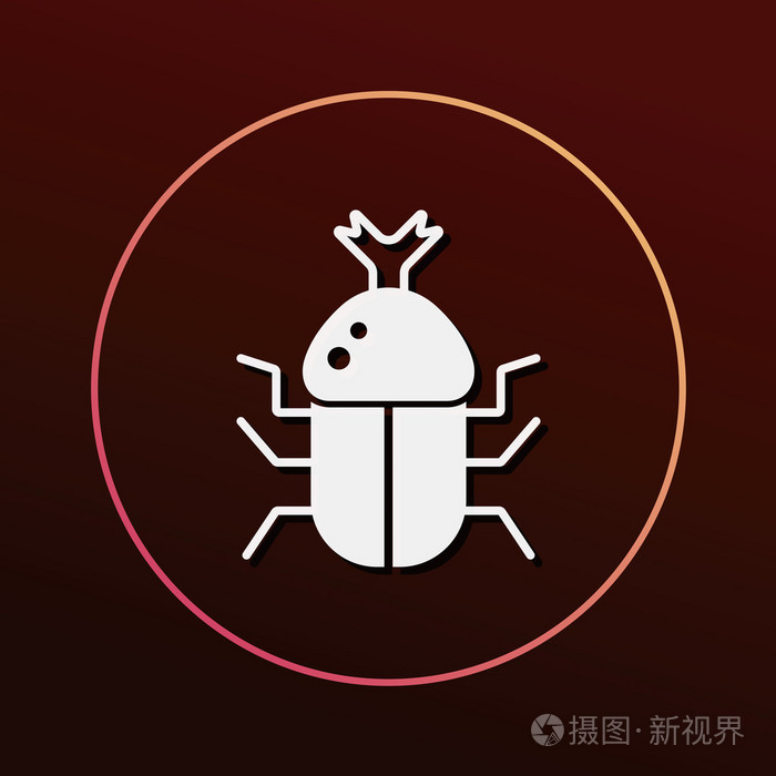 昆虫的图标矢量图