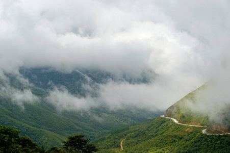 山的乡间小路