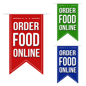 订购食品在线横幅设计方案集图片