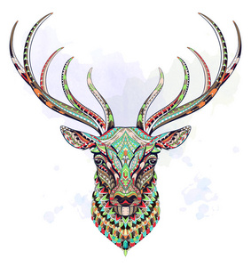 鹿图案图片
