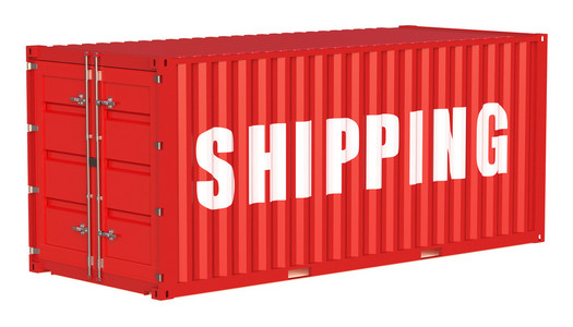 海运货物集装箱概念