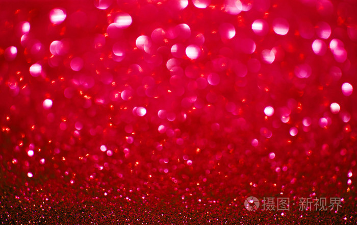 红色的发亮闪光假日美丽背景