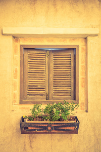窗口和意大利风格的建筑