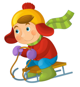 滑动的儿童卡通活动照片