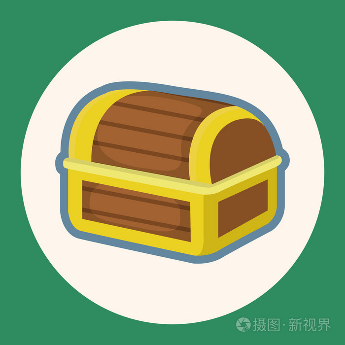 海盗宝藏主题元素图标元素