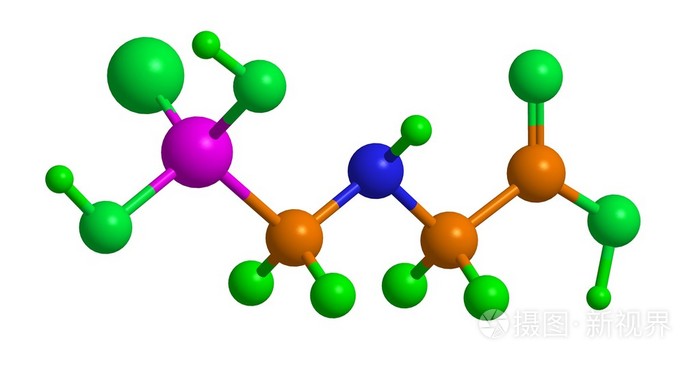 分子结构草甘膦
