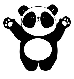 好看的熊猫画图片