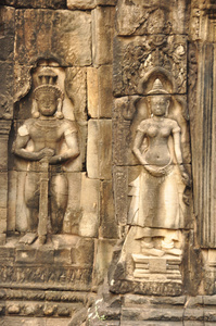 仙女和忧愁在柬埔寨 Banteay Kdei 寺
