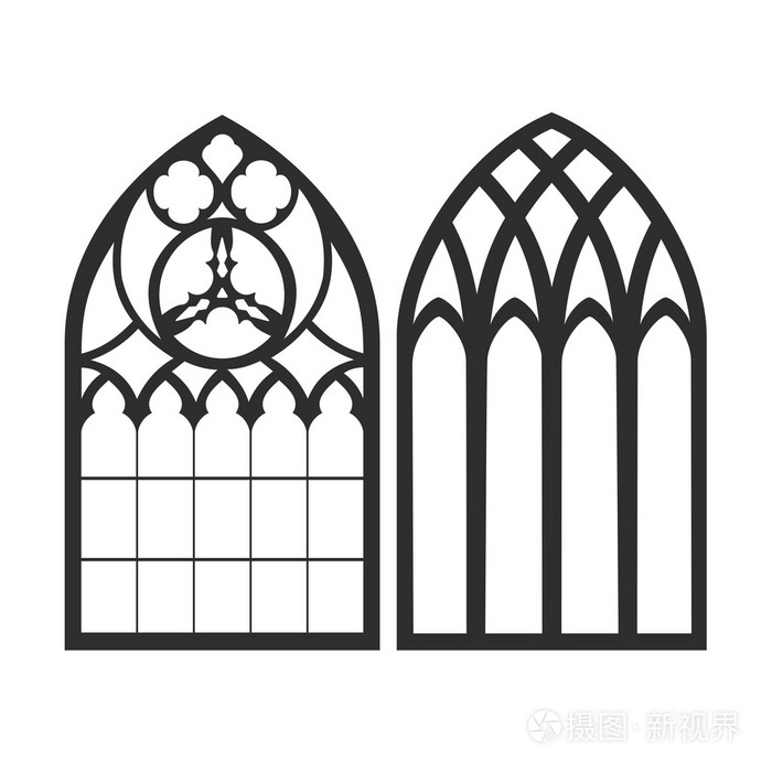 教堂的彩绘玻璃