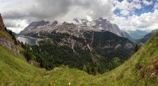 Marmolada 和 Fedaia，意大利拉戈