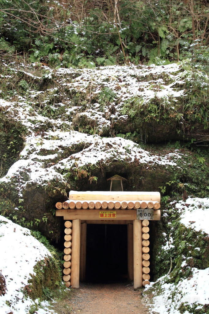 石见银山银矿在岛根县日本