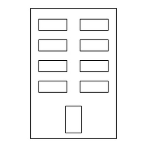 Blding 的黑色颜色图标