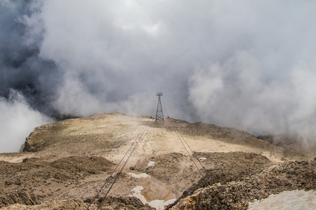 土耳其Kemer到塔赫塔利山的缆车Olympos