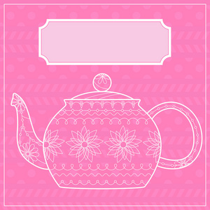 茶壶背景