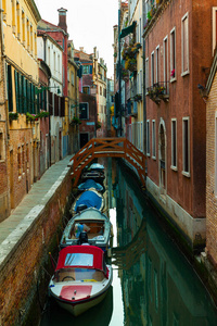 威尼斯，意大利 运河和历史性的物业单位