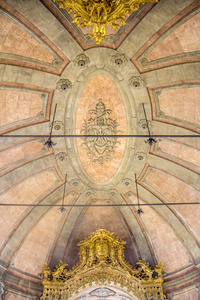 斯 Clerigos 塔 Torre dos 斯 Clerigos 内部细节，巴洛克式教堂标志性和波尔图市标志性的旅游目的地