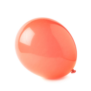 膨胀的气球孤立