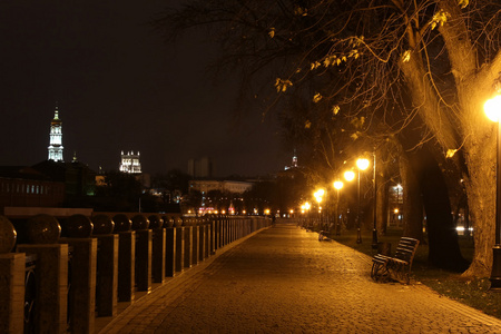 城市夜景照片寂寞图片