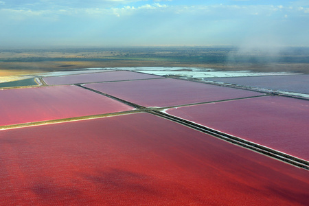 在纳米比亚的沃尔维斯湾盐场图片