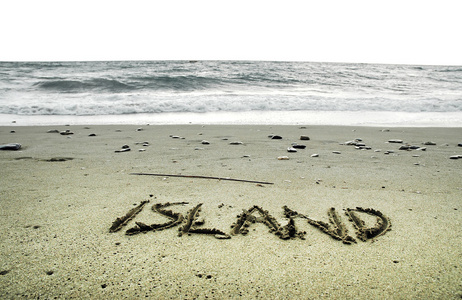 写在沙滩上的岛