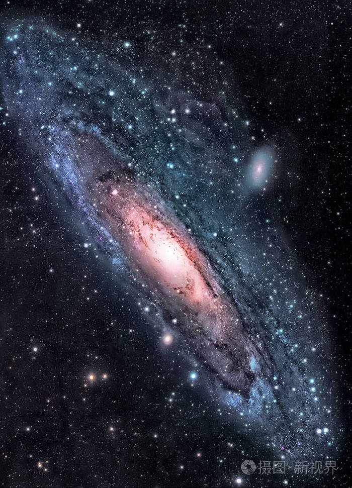仙女座星系是银河系最近的螺旋星系照片-正版商用图片0duzd8-摄图新