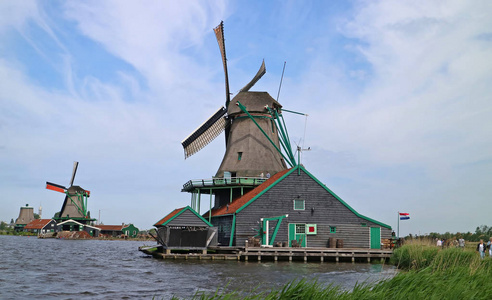 古老的风车，从阿姆斯特丹